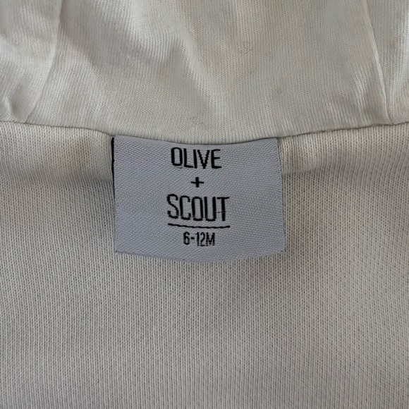 OLIVE+SCOUT Boys 6-12 Months Timber Shacket Green Plaid Hooded Flannel Jacket - Picture 8 of 10